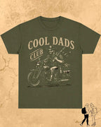 Vintage Cool Dad's Motorcycle Cotton Tshirt Swiftsoul