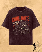 Vintage Cool Dad's Motorcycle Cotton Tshirt Swiftsoul 