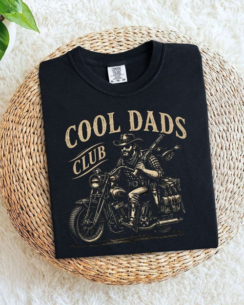 Vintage Cool Dad's Motorcycle Cotton Tshirt