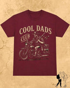 Vintage Cool Dad's Motorcycle Cotton Tshirt