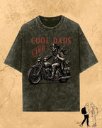 Vintage Cool Dad's Motorcycle Cotton Tshirt Swiftsoul 