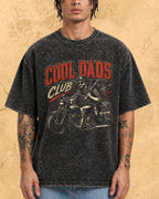 Vintage Cool Dad's Motorcycle Cotton Tshirt Swiftsoul 