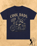 Vintage Cool Dad's Motorcycle Cotton Tshirt