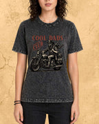 Vintage Cool Dad's Motorcycle Cotton Tshirt Swiftsoul 