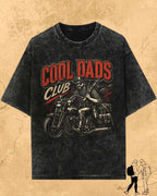 Vintage Cool Dad's Motorcycle Cotton Tshirt Swiftsoul 