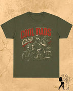 Vintage Cool Dad's Motorcycle Cotton Tshirt Swiftsoul