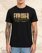 Vintage Travel Vibes Cotton Tshirt Swiftsoul 