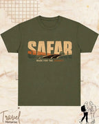 Vintage Travel Vibes Cotton Tshirt Swiftsoul