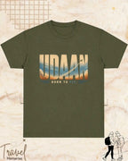 Vintage Travel Vibes Cotton Tshirt Swiftsoul