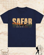 Vintage Travel Vibes Cotton Tshirt Swiftsoul