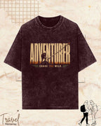 Vintage Travel Vibes Cotton Tshirt Swiftsoul 