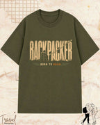 Vintage Travel Vibes Cotton Tshirt Swiftsoul 