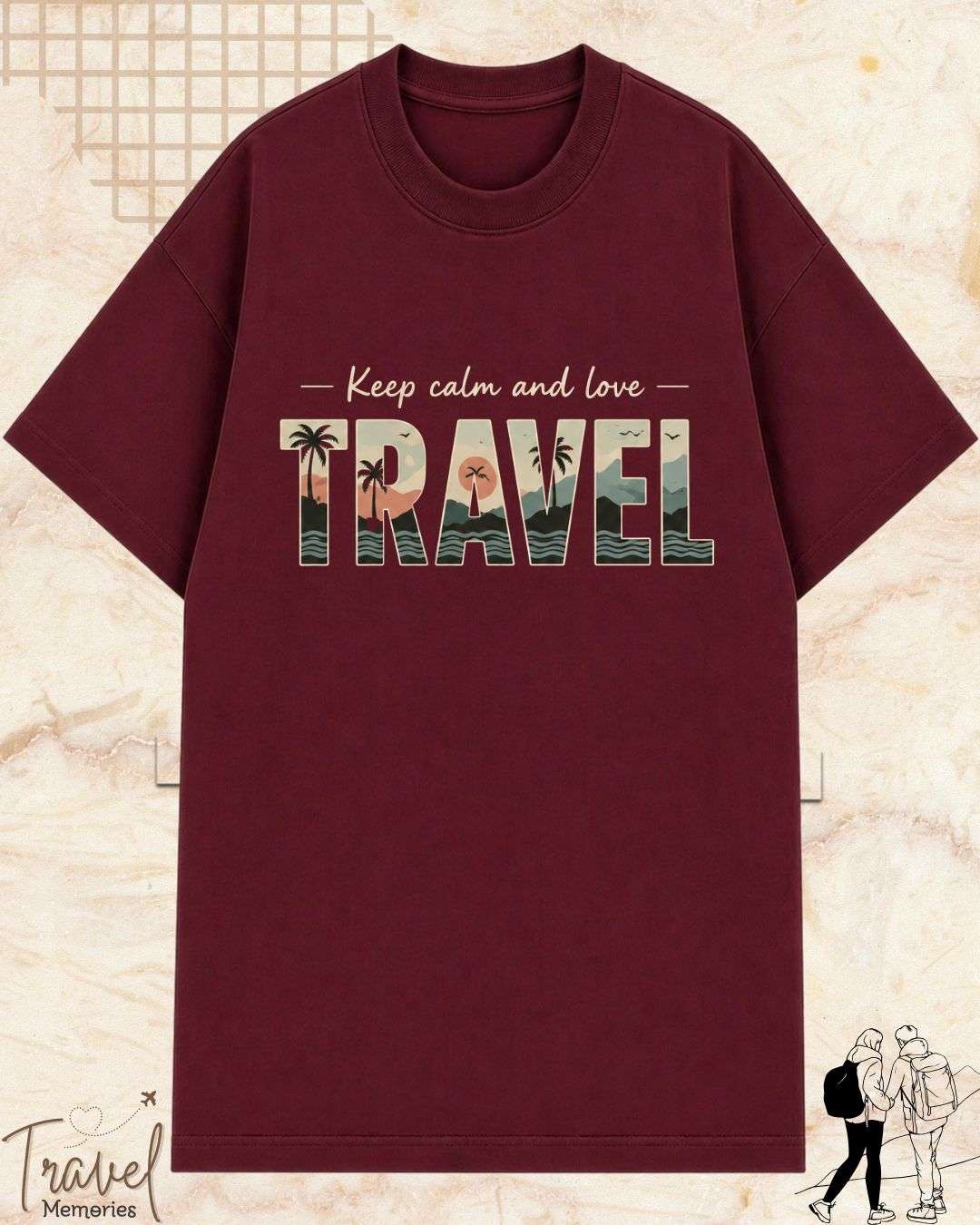 WanderScape Travel Cotton Tshirt Billien LLC 