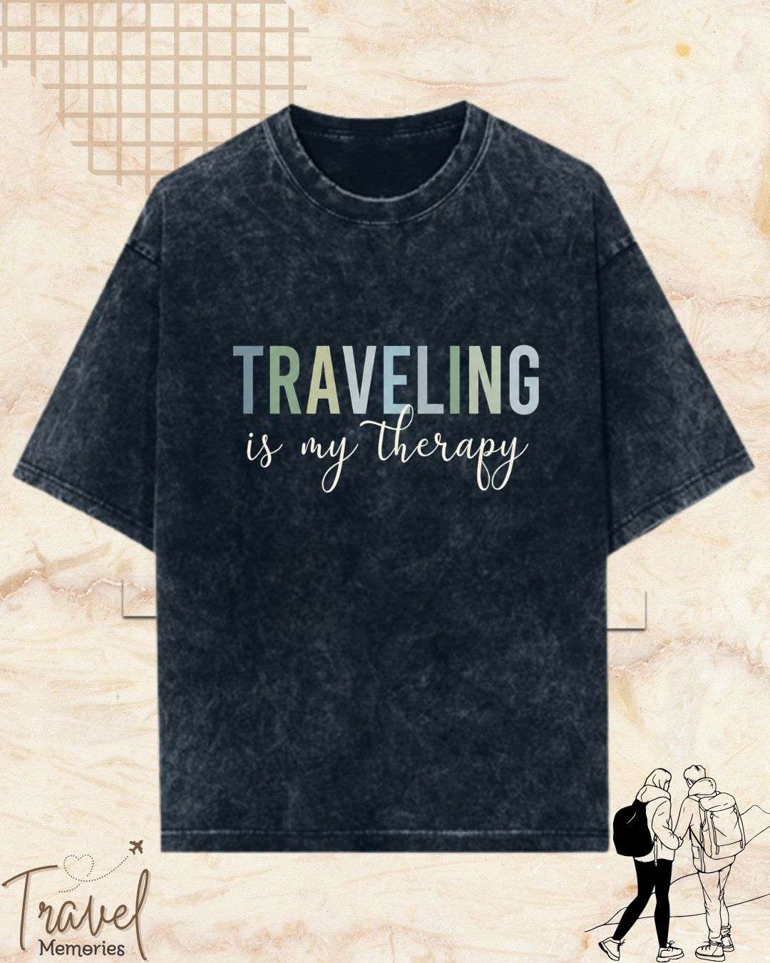 WanderScape Travel Cotton Tshirt Billien LLC 