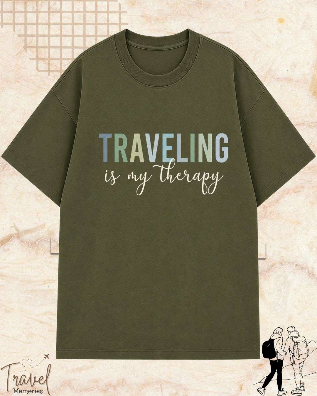 WanderScape Travel Cotton Tshirt Billien LLC 