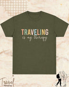 WanderScape Travel Cotton Tshirt Swiftsoul 