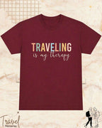 WanderScape Travel Cotton Tshirt Swiftsoul 