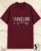 WanderScape Travel Cotton Tshirt Swiftsoul 