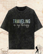 WanderScape Travel Cotton Tshirt Swiftsoul 