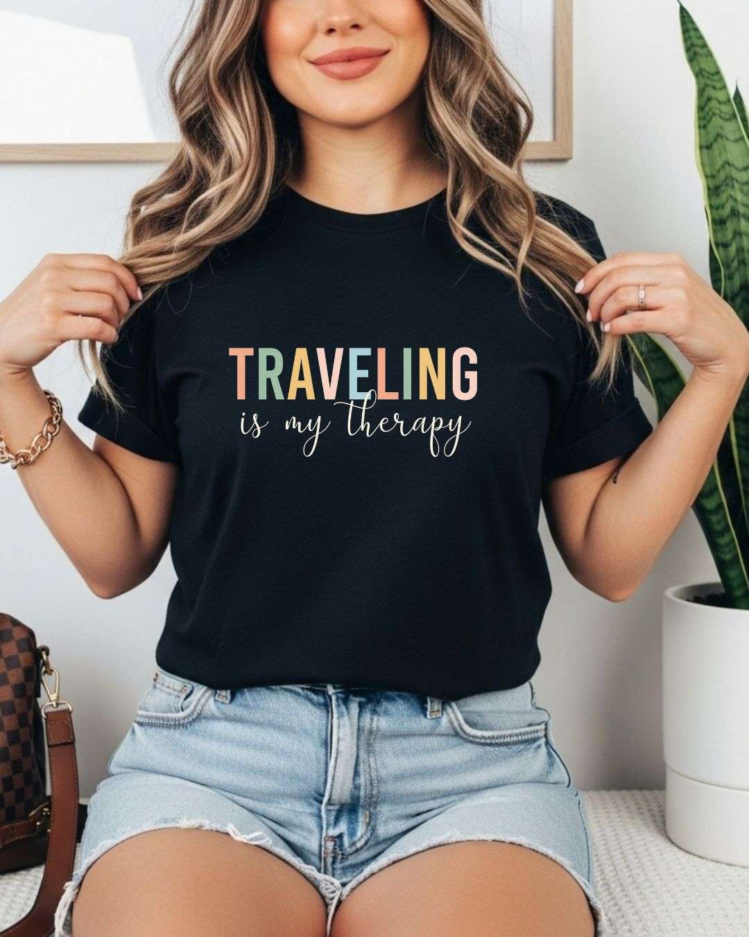 WanderScape Travel Cotton Tshirt Swiftsoul 