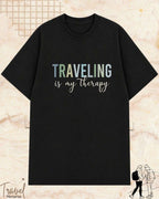 WanderScape Travel Cotton Tshirt Swiftsoul 