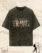 WanderScape Travel Cotton Tshirt Swiftsoul 