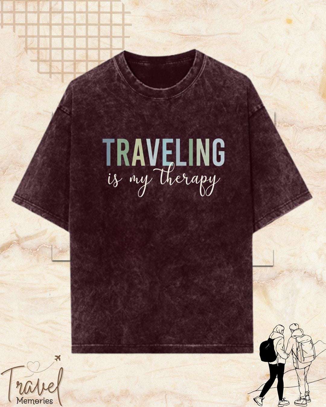 WanderScape Travel Cotton Tshirt Swiftsoul 