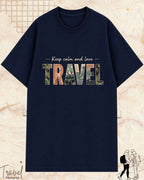 WanderScape Travel Cotton Tshirt Swiftsoul 