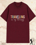 WanderScape Travel Cotton Tshirt Swiftsoul 