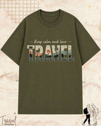 WanderScape Travel Cotton Tshirt Swiftsoul 