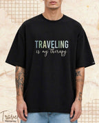 WanderScape Travel Cotton Tshirt Swiftsoul 