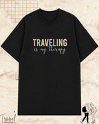 WanderScape Travel Cotton Tshirt Swiftsoul 