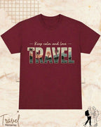 WanderScape Travel Cotton Tshirt Swiftsoul 