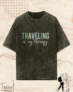 WanderScape Travel Cotton Tshirt Swiftsoul 