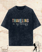 WanderScape Travel Cotton Tshirt Swiftsoul 
