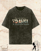 WanderScape Travel Cotton Tshirt Swiftsoul 