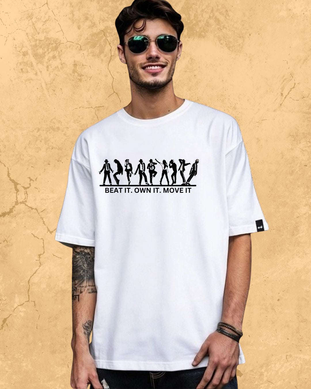 White Michael Jackson Cotton Tee Swiftsoul 