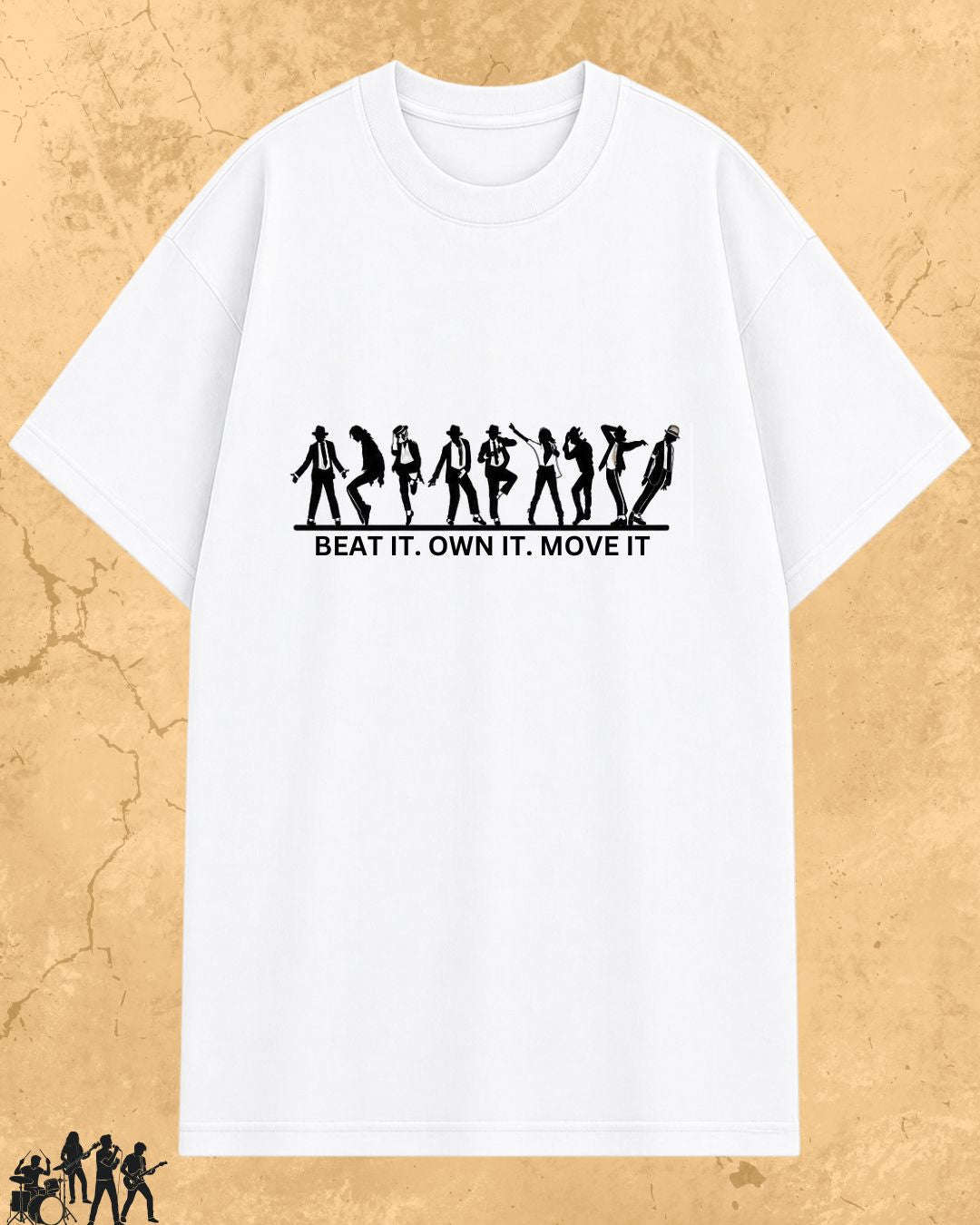 White Michael Jackson Cotton Tee Swiftsoul 