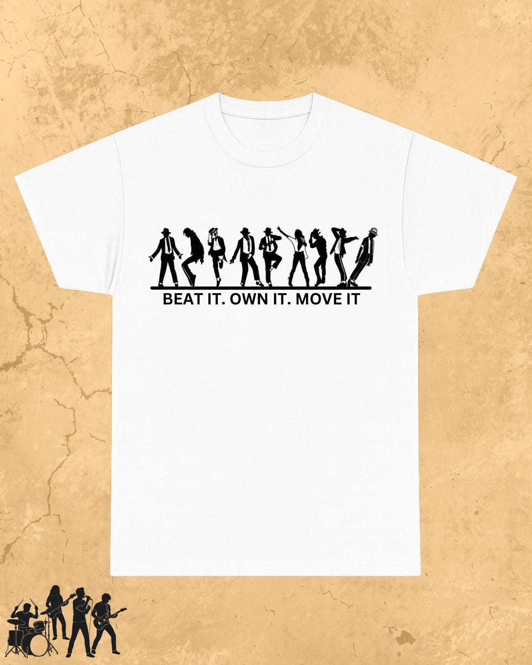 White Michael Jackson Cotton Tee Swiftsoul 