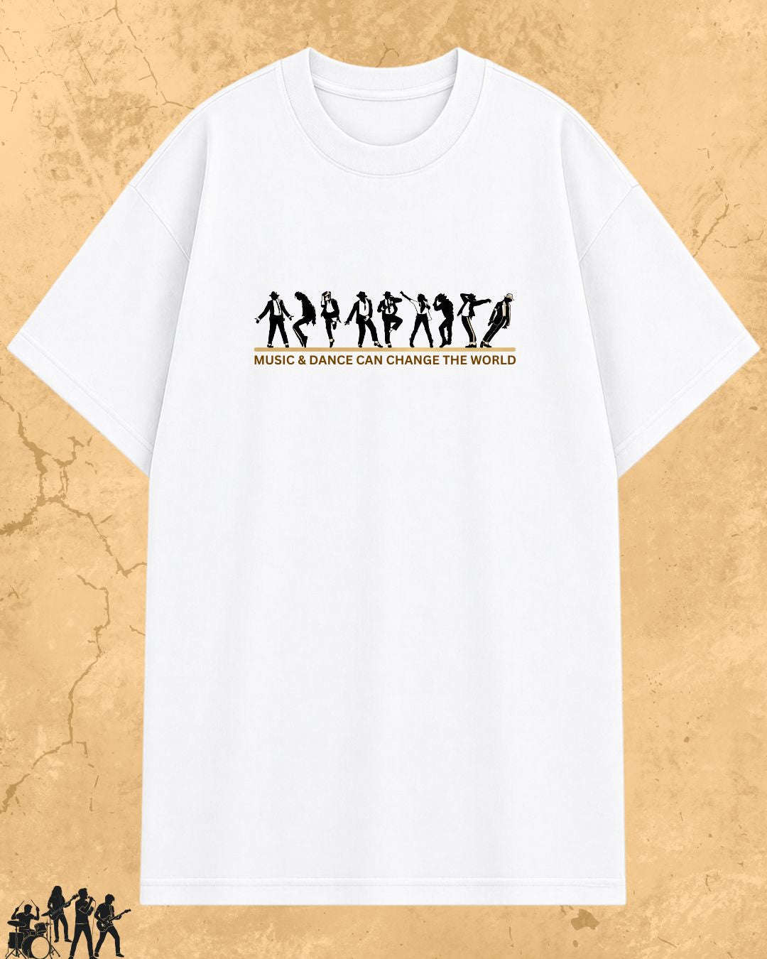 White Michael Jackson Cotton Tee Swiftsoul 