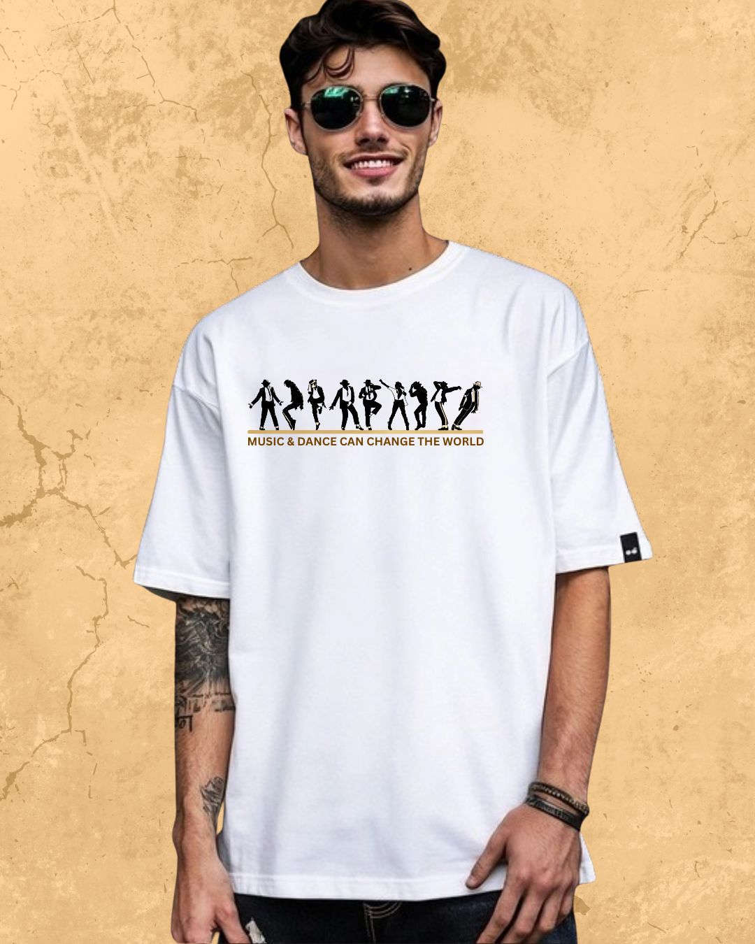 White Michael Jackson Cotton Tee Swiftsoul 