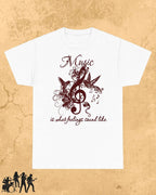 White Music Is What Feelings Sound Like Cotton Tshirt Swiftsoul 