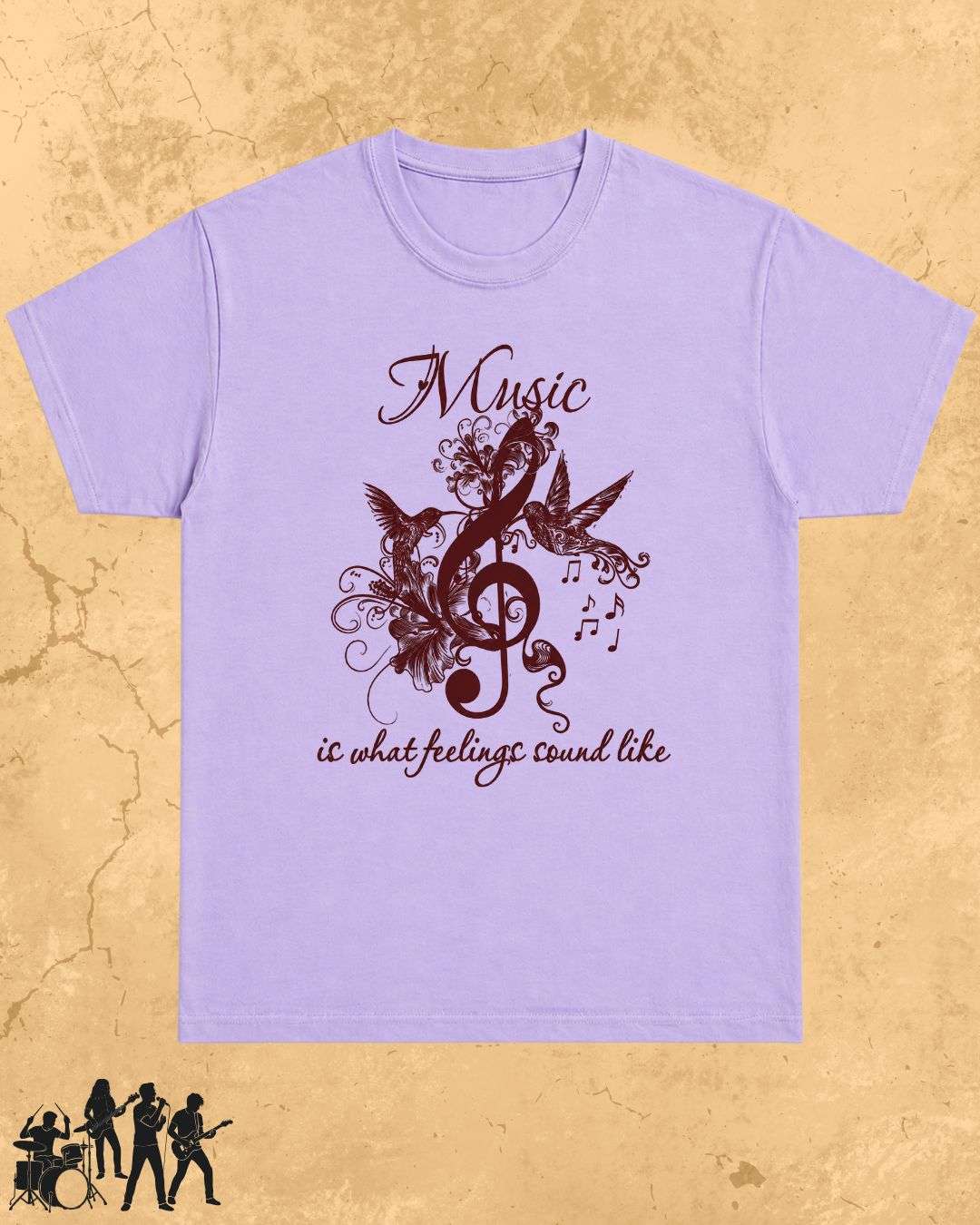 White Music Is What Feelings Sound Like Cotton Tshirt Swiftsoul 