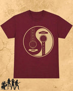 Yin Yang Guitar Cotton Tshirt Billien LLC 