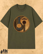 Yin Yang Guitar Cotton Tshirt Billien LLC 