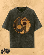 Yin Yang Guitar Cotton Tshirt Billien LLC 