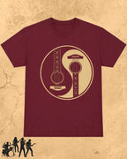 Yin Yang Guitar Cotton Tshirt Swiftsoul