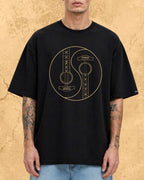 Yin Yang Guitar Cotton Tshirt Swiftsoul 
